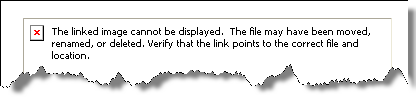 Helpful error message in Word 2007